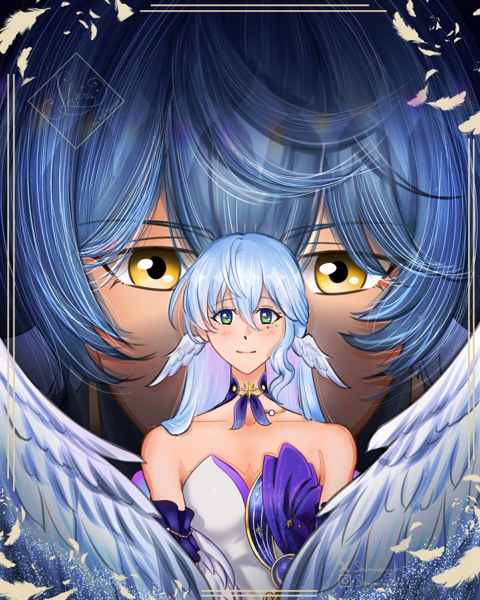 ShimmeringIris's tweet photo. [Brotherhood: Sunday protecting Robin]

Finished it!! :D 

#HonkaiStarRail #SundayHSR #RobinHSR https://t.co/dA2H6Iyddy