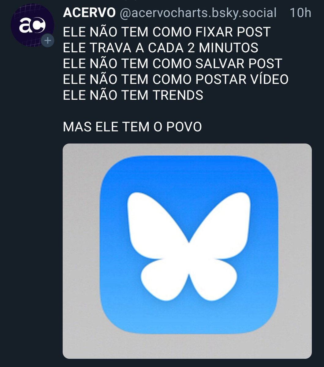 alesvitsky's tweet photo. A revolução Bluesky começou https://t.co/0gXchaGPll