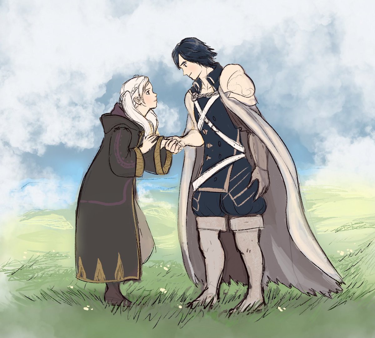 Marcat37328081's tweet photo. Chrom and Robin ๐ผ๐โจ #fireembleawakening #chrobin #illustration https://t.co/O2bd8GOdPd