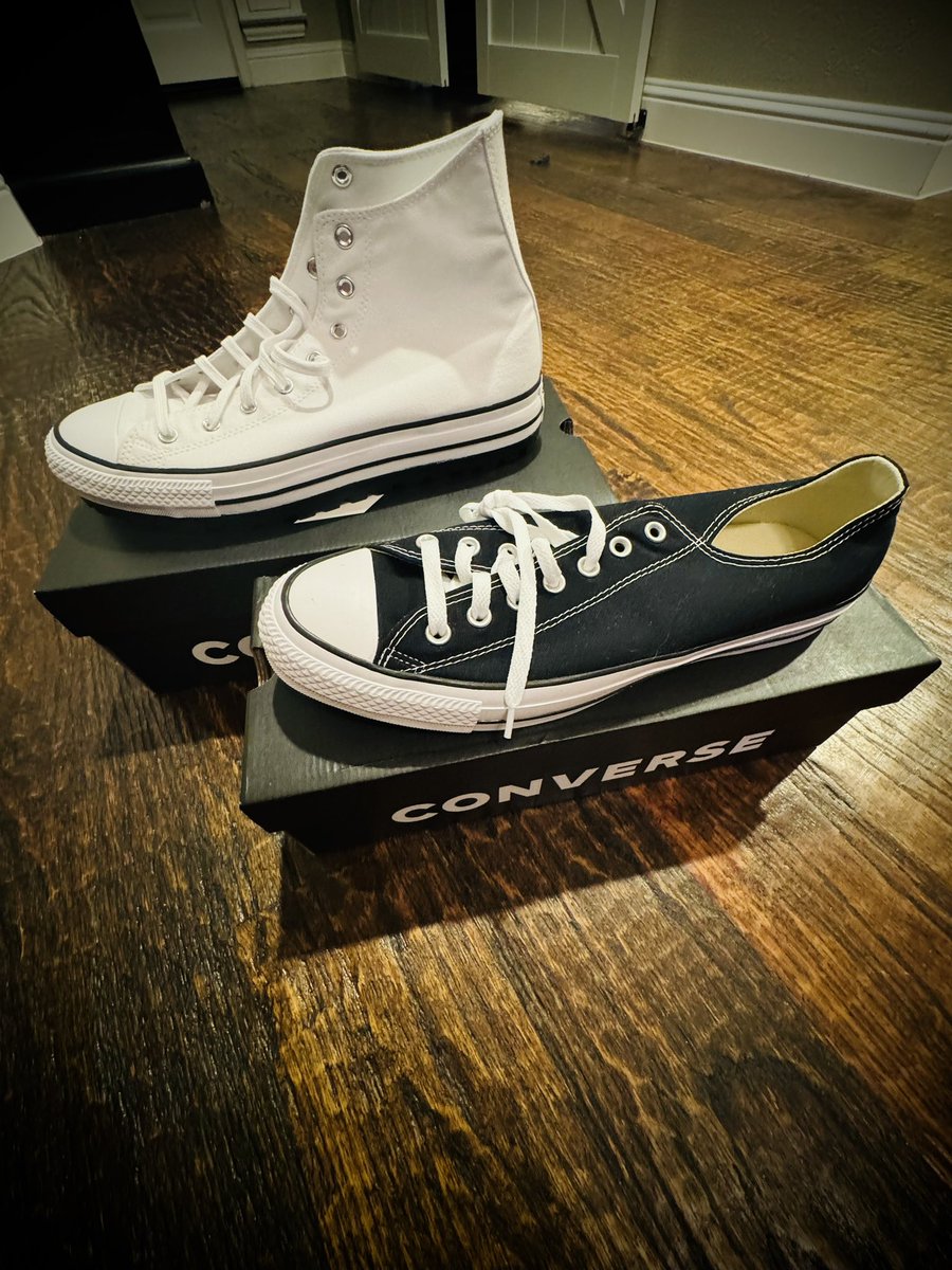 Just when you thought you didn’t need any more Converse, a 30% off sale drops. The high tops are Trek, which are supposed to be more comfortable for walking around town. We shall see.