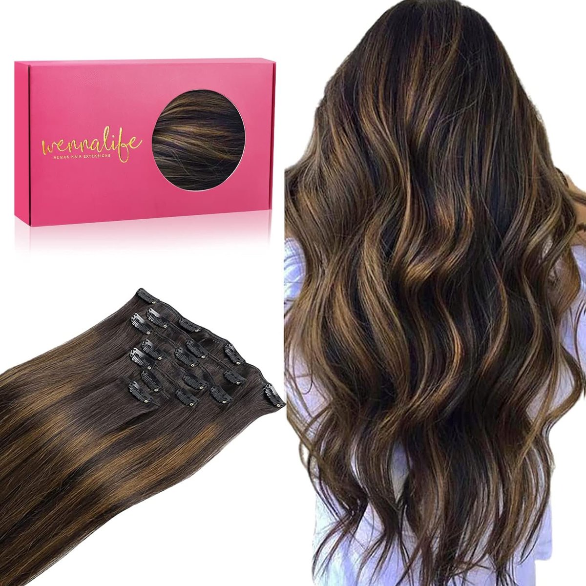 StelletDeals's tweet photo. 💁♀️ Transform your look with WENNALIFE 14 Inch Clip-In Balayage Hair Extensions! 120g of real human hair, from dark brown to chestnut brown. Elevate your style for $55.19! 🌟 #ad #commissionsearned #HairGoals #BalayageBeauty #InstantLength
https://t.co/mT5NkgC9Iu https://t.co/zS2VK3pyM3