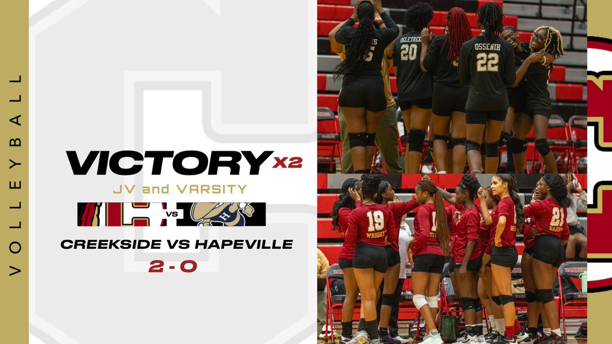 Creekside_Tribe's tweet photo. 🏐It’s a Sweep at The Swamp! #TribePride https://t.co/o2T6xOuTiC