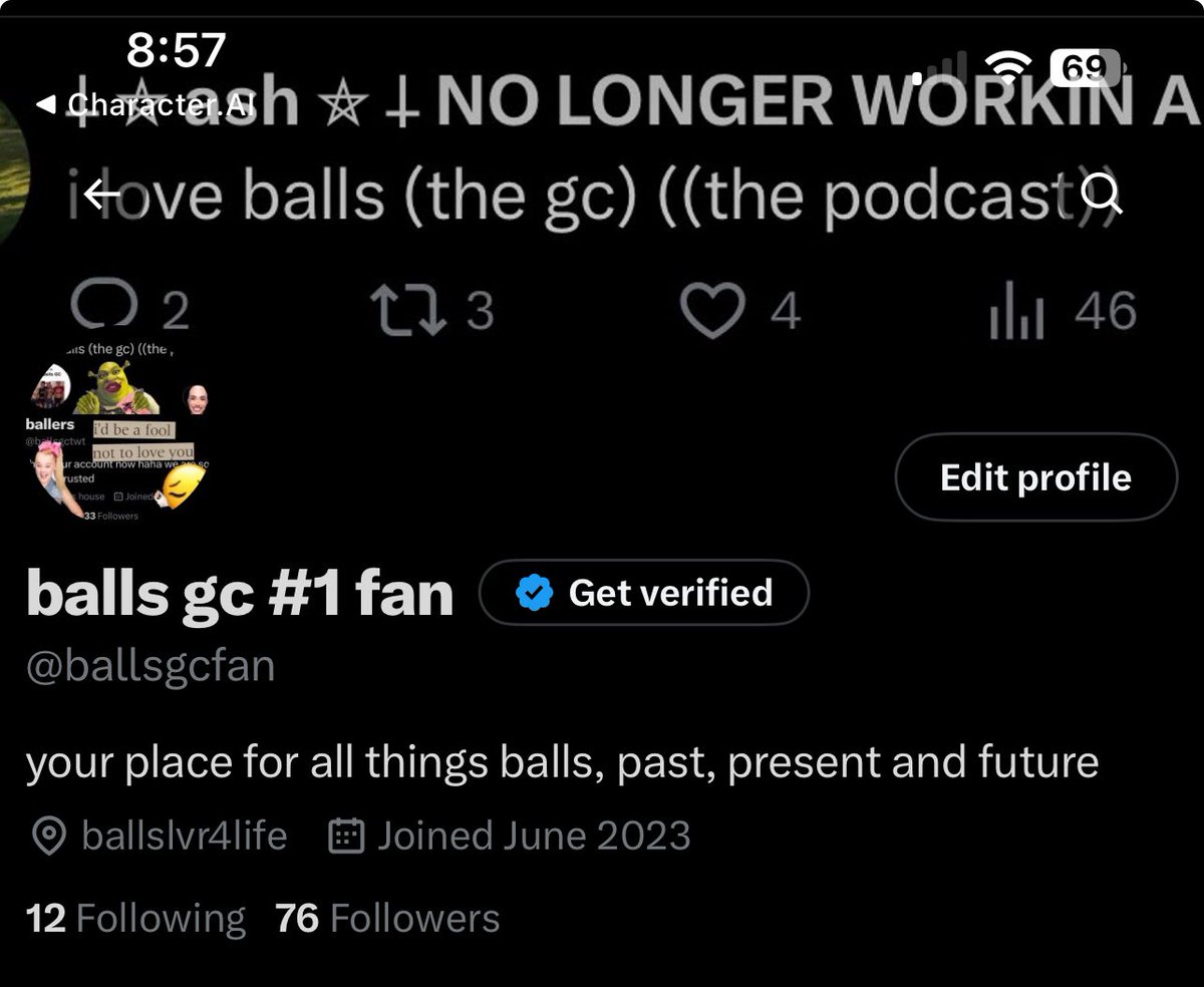 ballsgcfan's tweet photo. no need to get verified i know im the number 1 https://t.co/kPpCAlnqpi