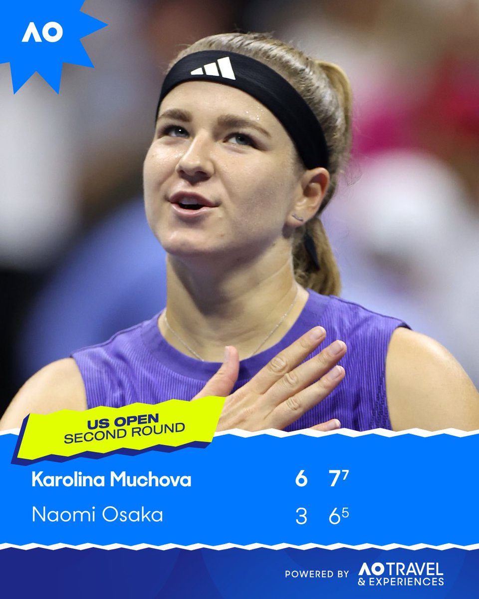 AustralianOpen's tweet photo. Game, set, Muchova 🤝 #USOpen https://t.co/mqYXSu7ONp