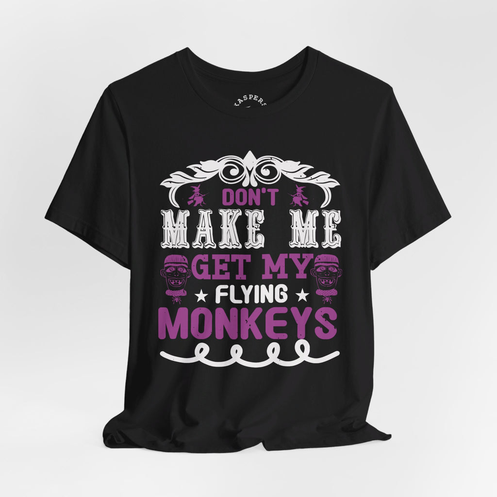 KaspersTees's tweet photo. Unleash your inner witch with our "Don't Make Me Get My Flying Monkeys" T-Shirt! Perfect for Halloween or anytime you’re feeling mischievous. Get yours for $35! 🧙‍♀️✨ #fall #halloween #seasonal #t-shirt #tee https://t.co/ELCYBqsAyl https://t.co/9zi12fQW9p