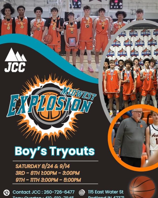 If you have or know of a player interested in playing Traveling AAU BASKETBALL next season, give Midwest Explosion a look. Grades 5-10 are currently being put together. The next tryout is 9/14. If the player is not able to make tryouts, please reach out. Starts late March.