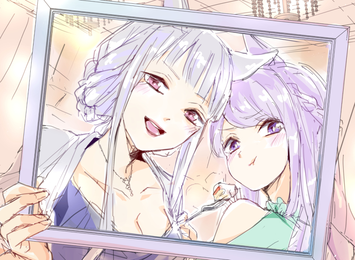 もぐもぐマックイーン落書き