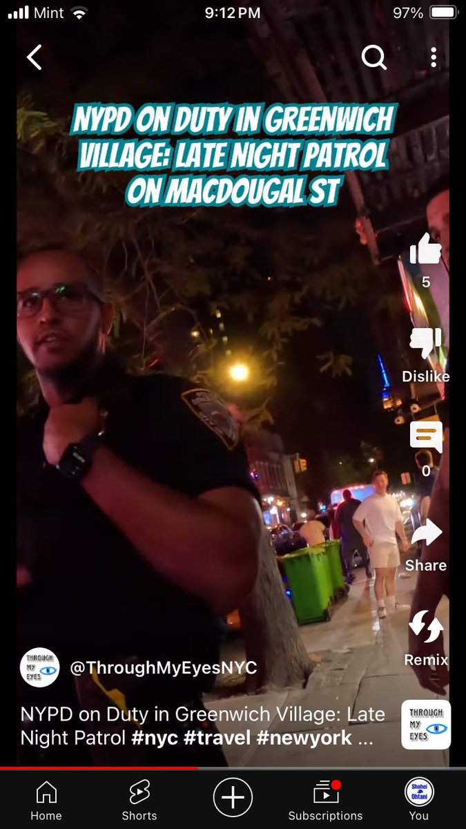 NYPD on Duty in Greenwich Village: Late Night Patrol  #CristianoRonaldo #NewYorkers #NYPD #adedamola #weed #newyork #NYC #NFT 

 youtube.com/shorts/oQh_1nO… via <a href="/YouTube/">YouTube</a>