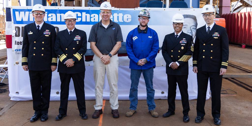 Navy Medicine is immensely proud to have a warship named after <a href="/USNavy/">U.S. Navy</a> Master Chief Hospital Corpsman William R. Charette, a Medal of Honor recipient. This honor holds to the maxim of 'Corpsman Up!" that embodies ethos of courage, fidelity &amp; selfless service. #ThisIsNavyMedicine