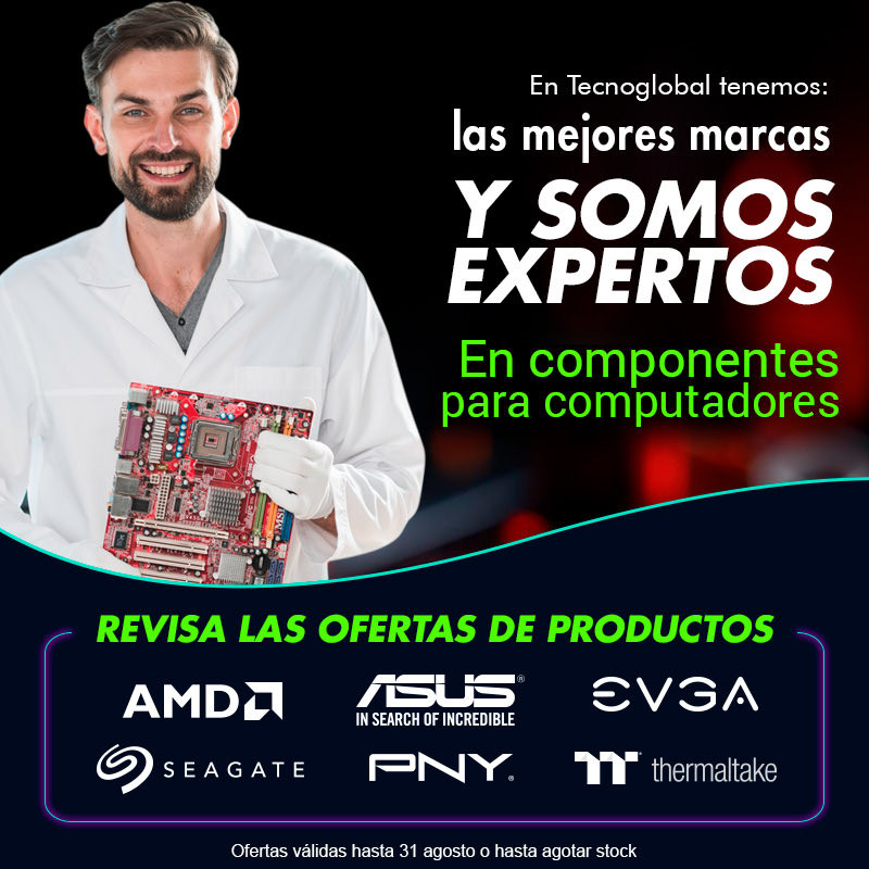 ¡No te pierdas esta promoción! Productos en de las marcas AMD, Asus, Seagate, EVGA, PNY y Thermaltake, en precios especiales hasta el 31 de agosto o agotar stock.
¿Quieres conocer todo el catálogo?
Puedes hacerlo a través de este link 👉 bit.ly/4dGAfxY

#Tecnologia