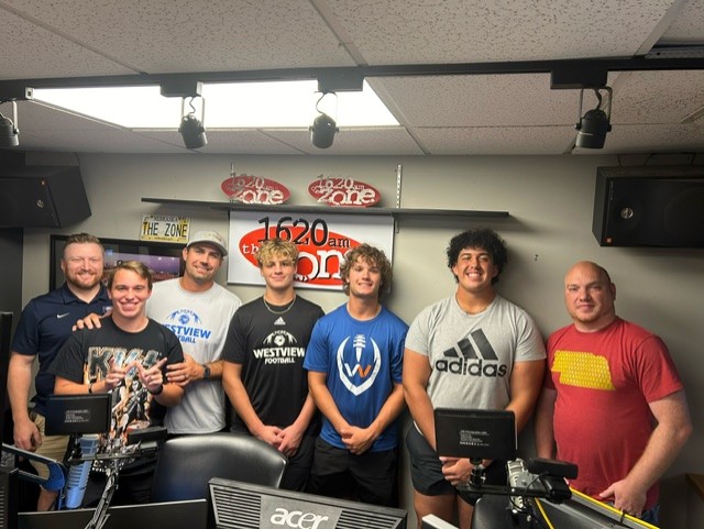 After Hours (@afterhours1620) on Twitter photo Oh, Hello there Football season, how I have missed you!
Tonight:
6:30 <a href="/OPS_WestviewSB/">Westview Wolverines Softball</a> head coach <a href="/Palmquist1532/">Katie Palmquist</a> and players <a href="/emma11miller/">Emma Miller</a> <a href="/naomi_tackitt24/">Naomi Tackitt</a> <a href="/adri_moore16/">Adrianna Moore</a> in studio
7:30 <a href="/OPS_WestviewFB/">Westview Wolverines Football</a> Head coach <a href="/CoachRyan_WHS/">Coach Ryan</a> and players <a href="/KRempe15/">Kevin.Rempe14</a> <a href="/Grant_BehneRyan/">Grant Ryan</a> Oh, Hello there Football season, how I have missed you!
Tonight:
6:30 <a href="/OPS_WestviewSB/">Westview Wolverines Softball</a> head coach <a href="/Palmquist1532/">Katie Palmquist</a> and players <a href="/emma11miller/">Emma Miller</a> <a href="/naomi_tackitt24/">Naomi Tackitt</a> <a href="/adri_moore16/">Adrianna Moore</a> in studio
7:30 <a href="/OPS_WestviewFB/">Westview Wolverines Football</a> Head coach <a href="/CoachRyan_WHS/">Coach Ryan</a> and players <a href="/KRempe15/">Kevin.Rempe14</a> <a href="/Grant_BehneRyan/">Grant Ryan</a>