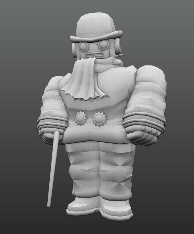 Ore_Chainsaw's tweet photo. Jojolion Wonder Of U  
- - - - - - - - - - - -   
Calamity king himself, untextured Roblox R6 rig 
#JJBA #jojolion #RobloxDev #Blender #Blender3D https://t.co/BOEktv7tBr