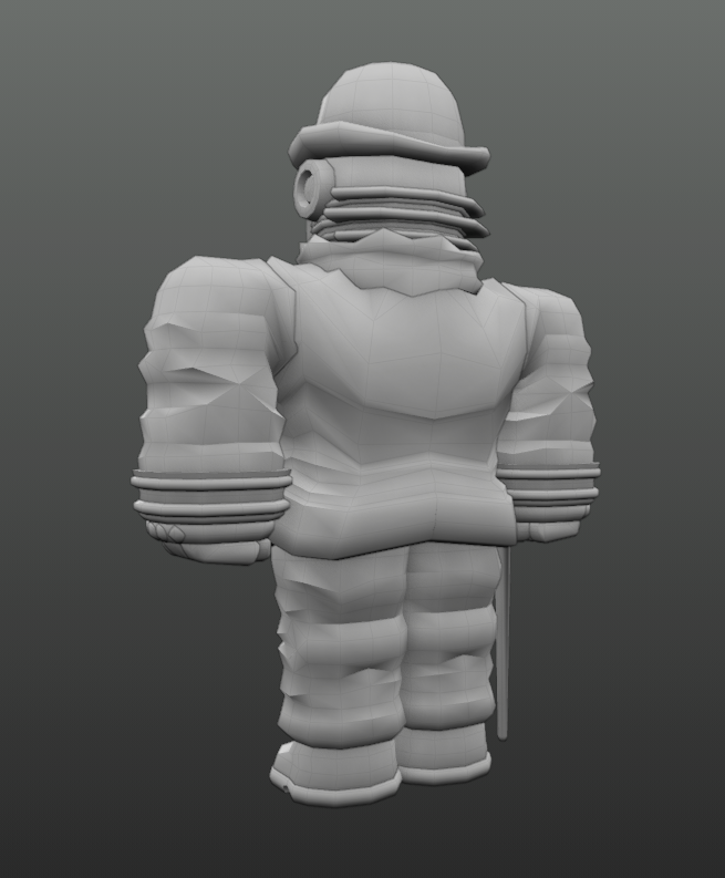 Ore_Chainsaw's tweet photo. Jojolion Wonder Of U  
- - - - - - - - - - - -   
Calamity king himself, untextured Roblox R6 rig 
#JJBA #jojolion #RobloxDev #Blender #Blender3D https://t.co/BOEktv7tBr