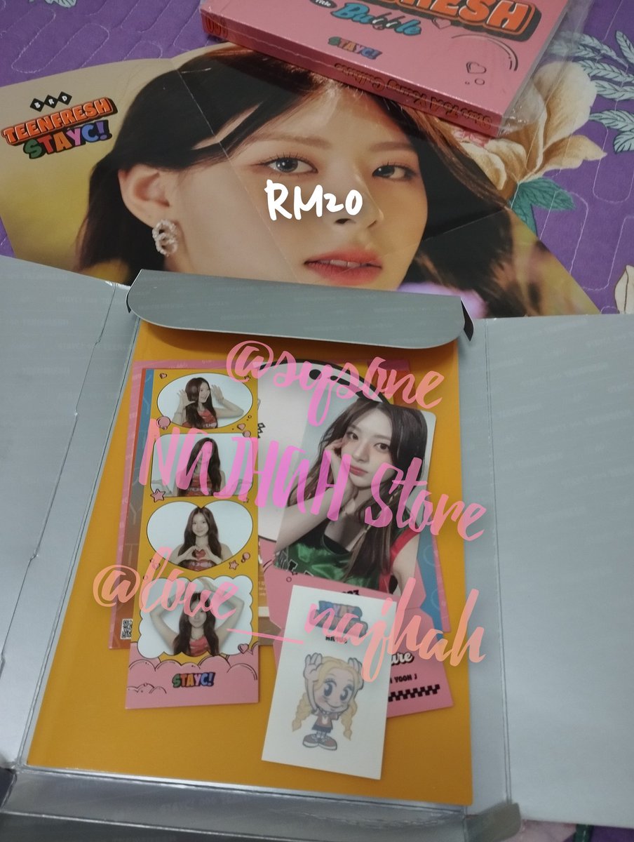 peachiecherry's tweet image. Help rt 🙏🏻 tq 🫶🏻 #pasarstayc

[WTS] STAYC TEENFRESH unsealed album