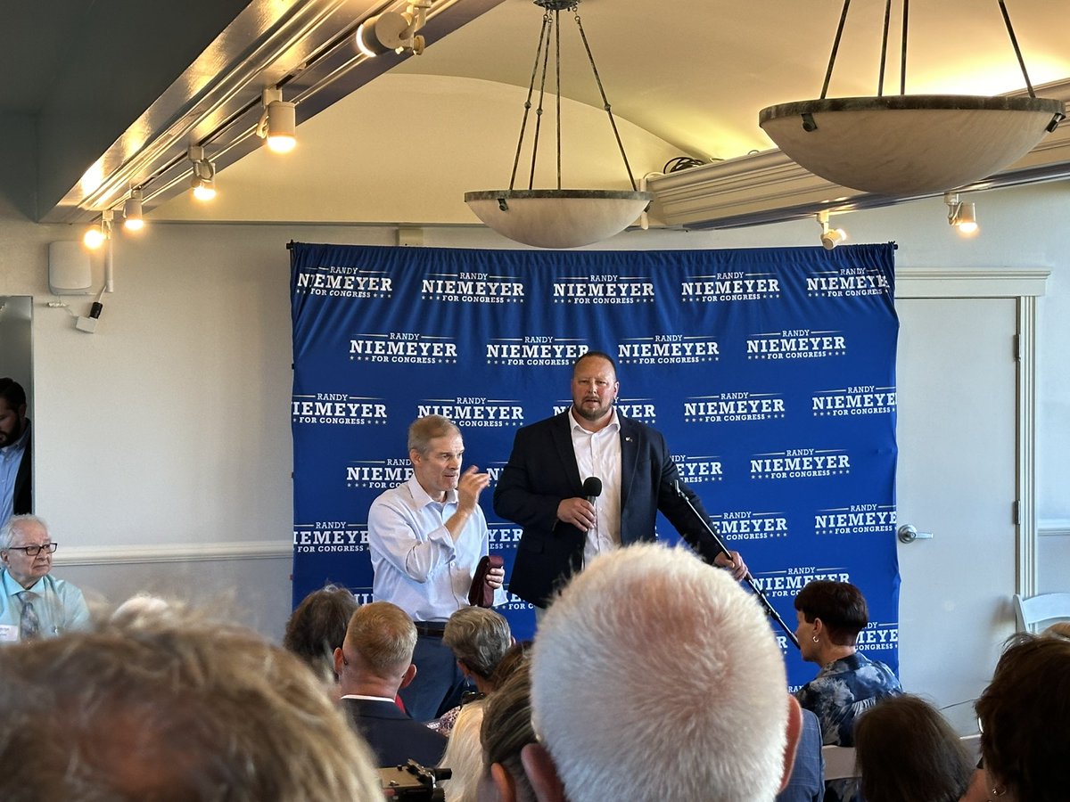 prestonruby1's tweet image. Randy Neimeyer for Congress and Congressman Jim Jordan visit Gary IN for Rally!