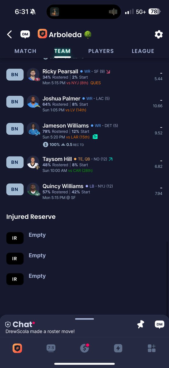Mr_Rose006's tweet photo. 12 team league. IDP, 2 flex. 
Can you rank my squad? 

@MatthewBerryTMR #fantasyfootball @TheFFBallers @SleeperHQ https://t.co/UgQA5Xe1j9