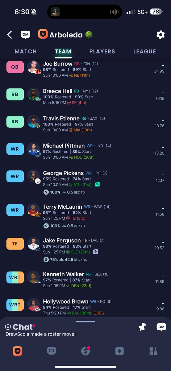 Mr_Rose006's tweet photo. 12 team league. IDP, 2 flex. 
Can you rank my squad? 

@MatthewBerryTMR #fantasyfootball @TheFFBallers @SleeperHQ https://t.co/UgQA5Xe1j9