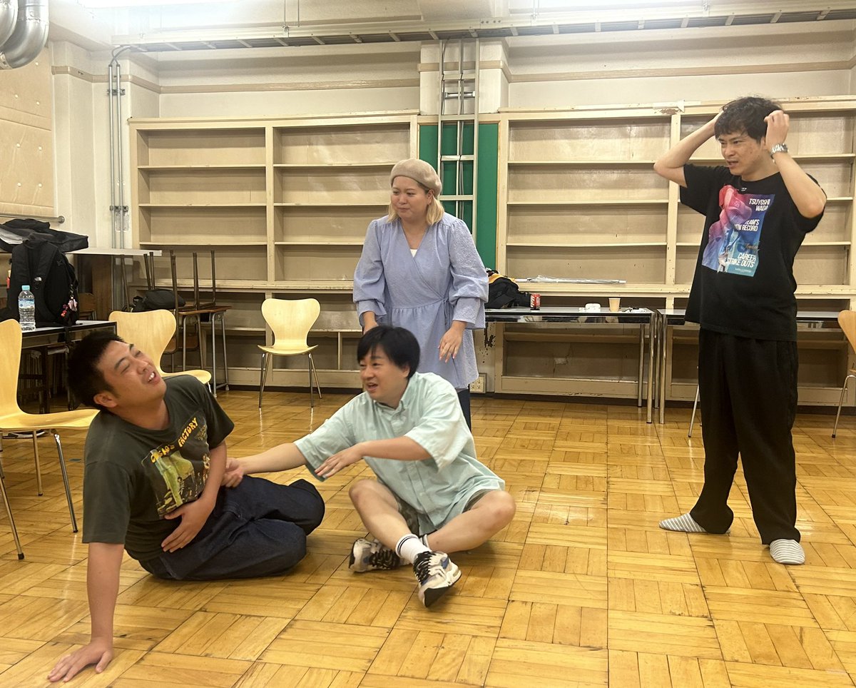the_empty_stage's tweet photo. \🤵昨日はCチームがトレーニング🤵/
演技派で個性派なメンバーが揃うCチーム!
歌唱力も芝居力も圧倒されます👀🔥
当日はお客様から頂いたお題で即興コントを披露!
一夜限りしか見れないその場のパフォーマンスをお見逃しなく🙌✨
#emptystage #即興コント https://t.co/4KbiXpwP3L