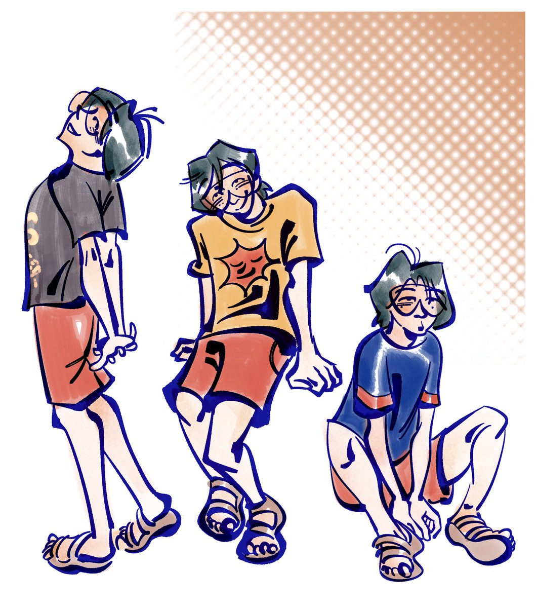 _trickroom_'s tweet image. a wear the same pants and shoes every day kind of summer