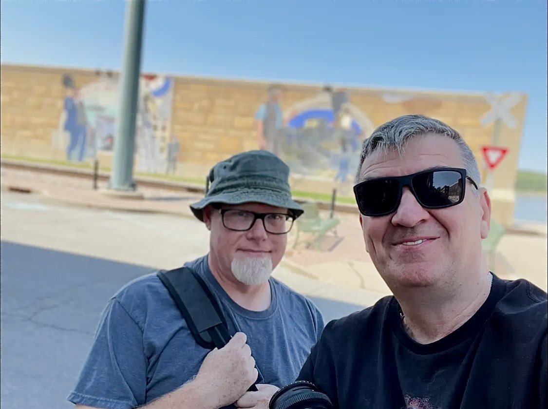 MHuntington7's tweet photo. Myself &amp; director Joe Tury in Cape Girardeau after we wrapped the “Grand Tower: UFOs and Other High Strangeness” documentary a few weeks back. #GrandTower #GrandTowerUFOs #UFOs1973 #ParanormalLocation #AnomalousHotspot #HighStrangeness
COMING SOON! 🎬🛸👽 https://t.co/1E3fIjzqUG