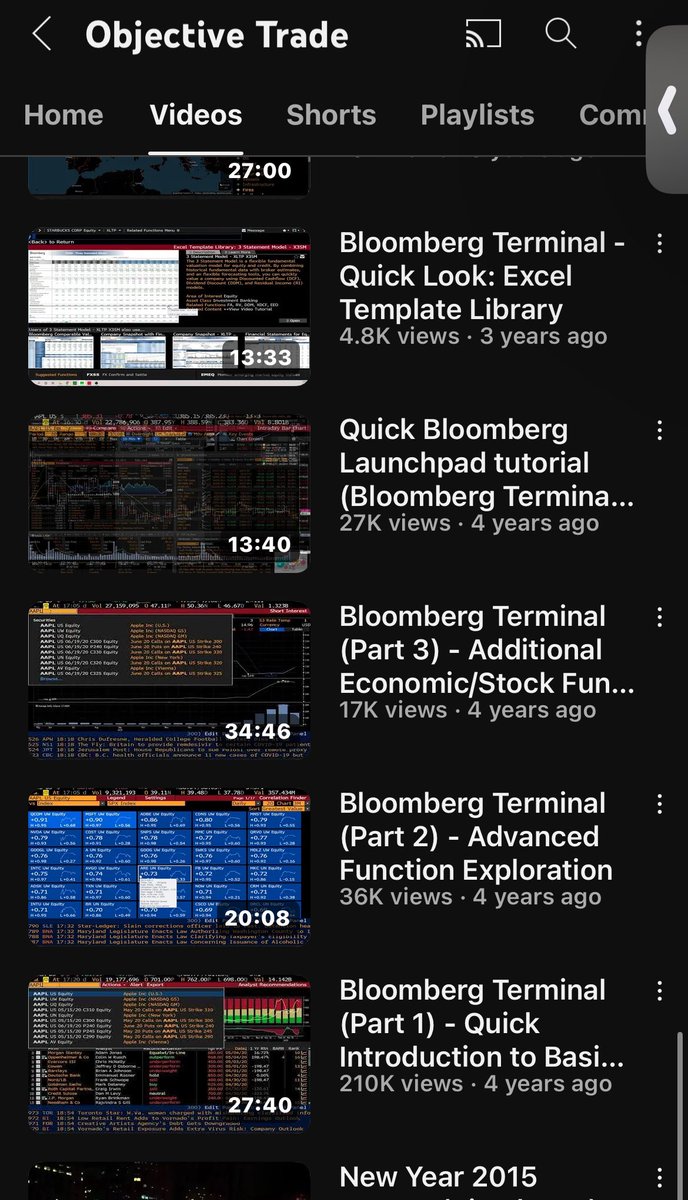 hamptonism's tweet photo. Insightful Bloomberg Terminal introduction series! https://t.co/ltmH6sXu33