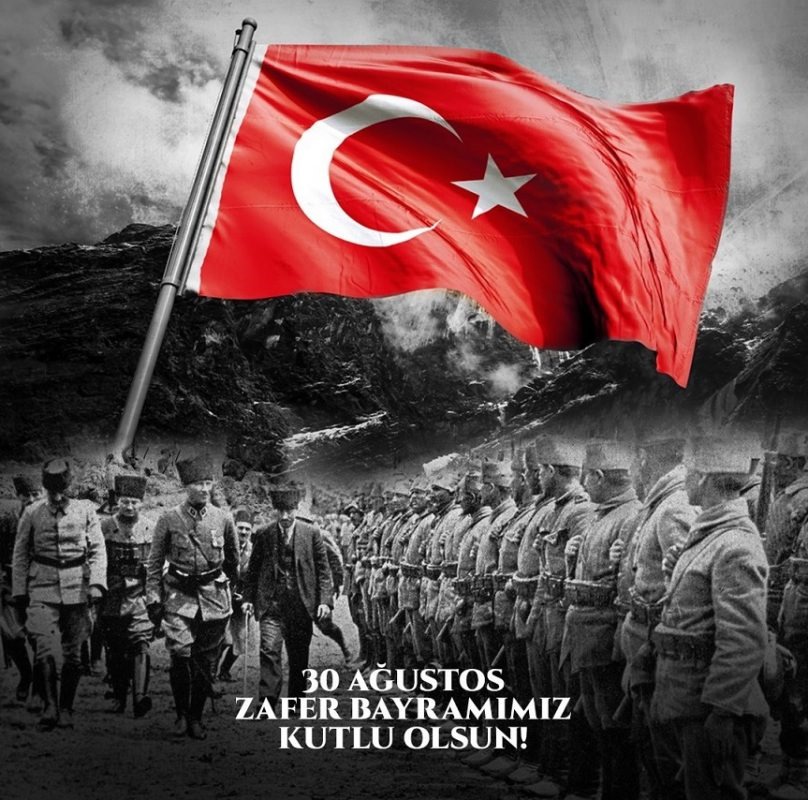 tyahuditoplumu's tweet photo. 30 Ağustos Zafer Bayramı'nı kutluyor, bu zaferi kazand��ran Mustafa Kemal Atatürk ve tüm silah arkadaşlarını saygı ve şükranla anıyoruz 🇹🇷 https://t.co/tlAmIIN395