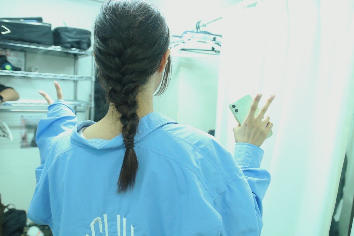 昨日のhair 💇‍♀️✨💙