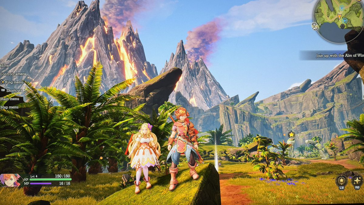 Aaron198012's tweet photo. #VisionsofMana is very charming so far. Enjoying the exploring and banter the characters have so far. It’s also very pretty. https://t.co/vAnbPcj2Ol