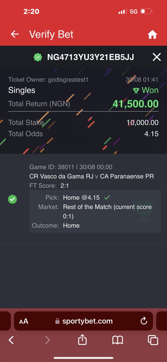 Godis_Greatest1's tweet image. I'M A BADDASS PUNTER.

NO CAP 🧢 

KING OF LIVE GAMES 🦅

GOD IS THE GREATEST🙇🙏

GIVEAWAY GIVEAWAY GIVEAWAY,

Oya, Like, retweet and comment with sporty ID No. 
#GODFIRST #PUNTER #pys #davidostein #cfc. #napoli #cfcnews #epl #sporty