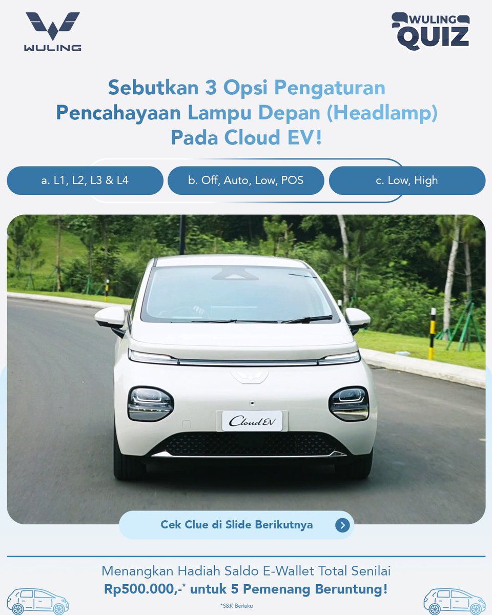 Safii7977's tweet image. b. Off, Auto, Low, POS
#CloudEV