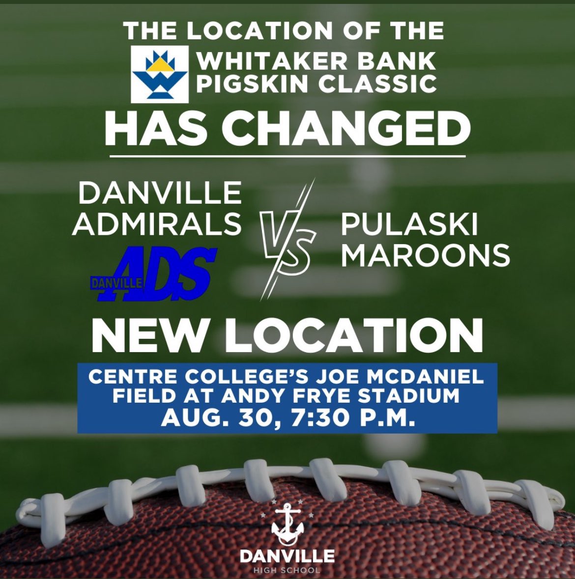 Admiral Football (@danvilleadsfb) on Twitter photo 