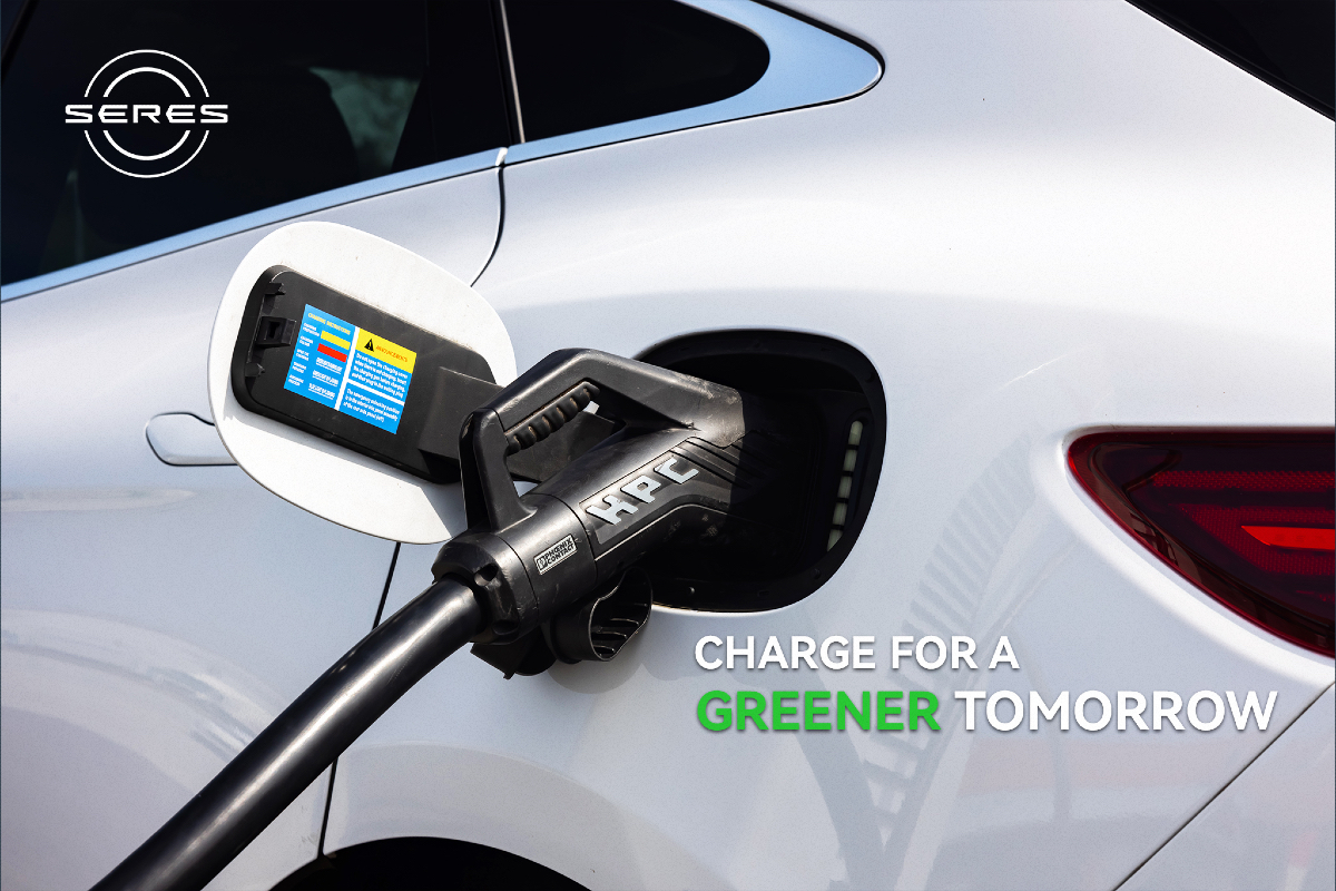 Charging your SERES EV means contributing to a greener future. Together, we can make a difference. Experience the Future of Driving Today! Schedule Your Test Drive Now!

#SERES #ElectricVehicle #Sustainability