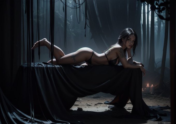 Darkness Attraction  Scenes of girls in dark mood by AI-Generation   #aiart #aiartwork #stablediffusion<a href="/tag/girl"class="tags"><span>#girl</span></a><a href="/tag/lookbook"class="tags"><span>#lookbook</span></a><a href="/tag/digital"class="tags"><span>#digital</span></a><a href="/tag/ai"class="tags"><span>#ai</span></a><a href="/tag/illustration"class="tags"><span>#illustration</span></a><a href="/tag/stable"class="tags"><span>#stable</span></a>