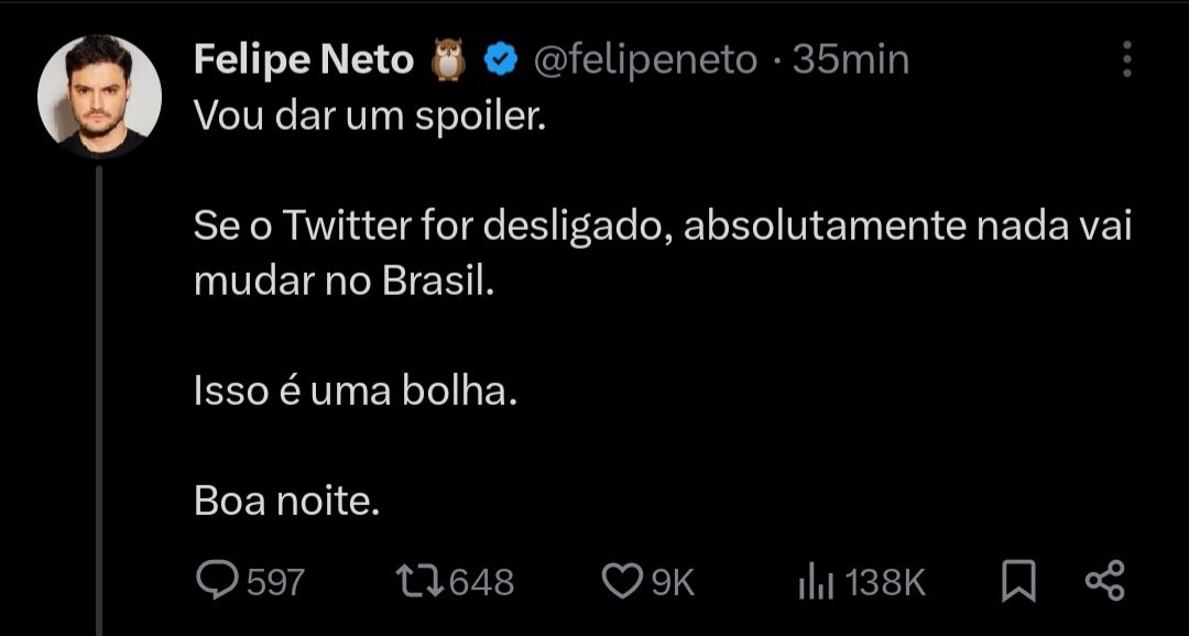JoaquinTeixeira's tweet photo. Em compensação se o Nelipe Feto for banido da Internet o Brasil vira uma Noruega em 6 meses. https://t.co/g6ibQbp7HO