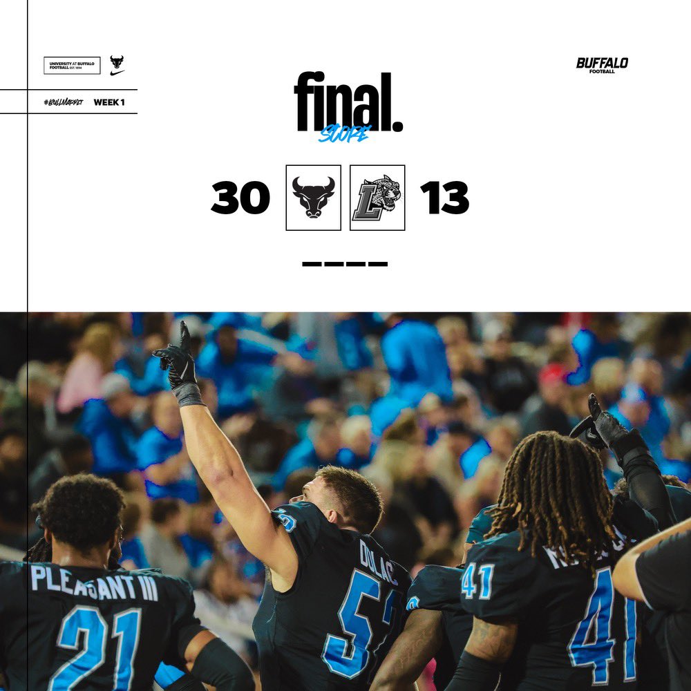 UB Football (@ubfootball) on Twitter photo Great start to the season! 🤘
#UBhornsUP l #BullMarket📈 Great start to the season! 🤘
#UBhornsUP l #BullMarket📈