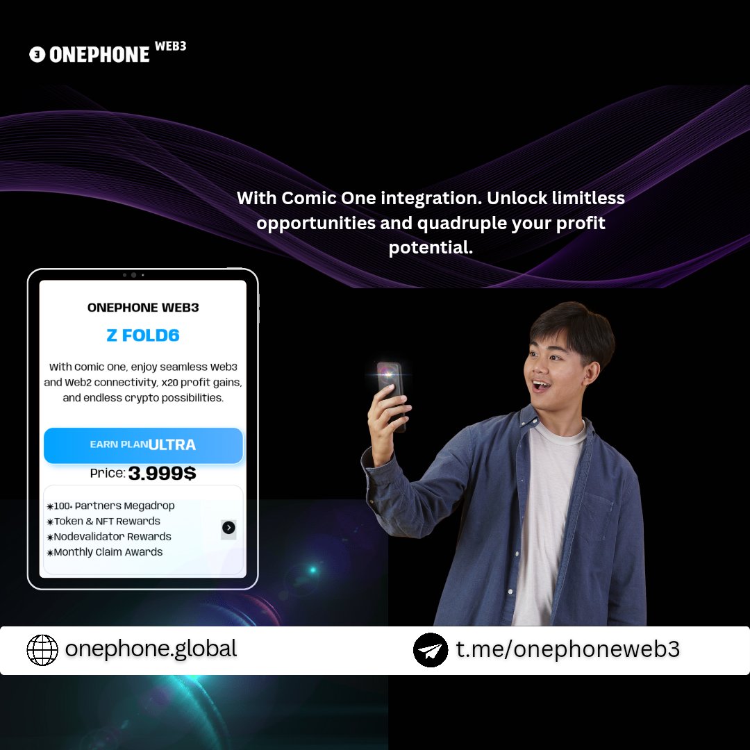 Kelechiweb's tweet image. The Future of Phones is Here: Introducing @OnePhoneWeb3:

1/5:
Big News in Tech! The era of  #Web3 phones is upon us with the launch of #OnePhoneWeb3. This revolutionary device is set to redefine how we interact with technology.