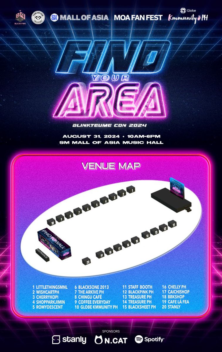 Very cutesy seeing our logo sa main poster hehe ✨ Busy lang po sa preparations pero we're so excited to see you guys tomorrow! Blinks and Teumes, we have for sale and discounted items available kaya visit our booth to get your event roadmap stamps! We'll be located near the