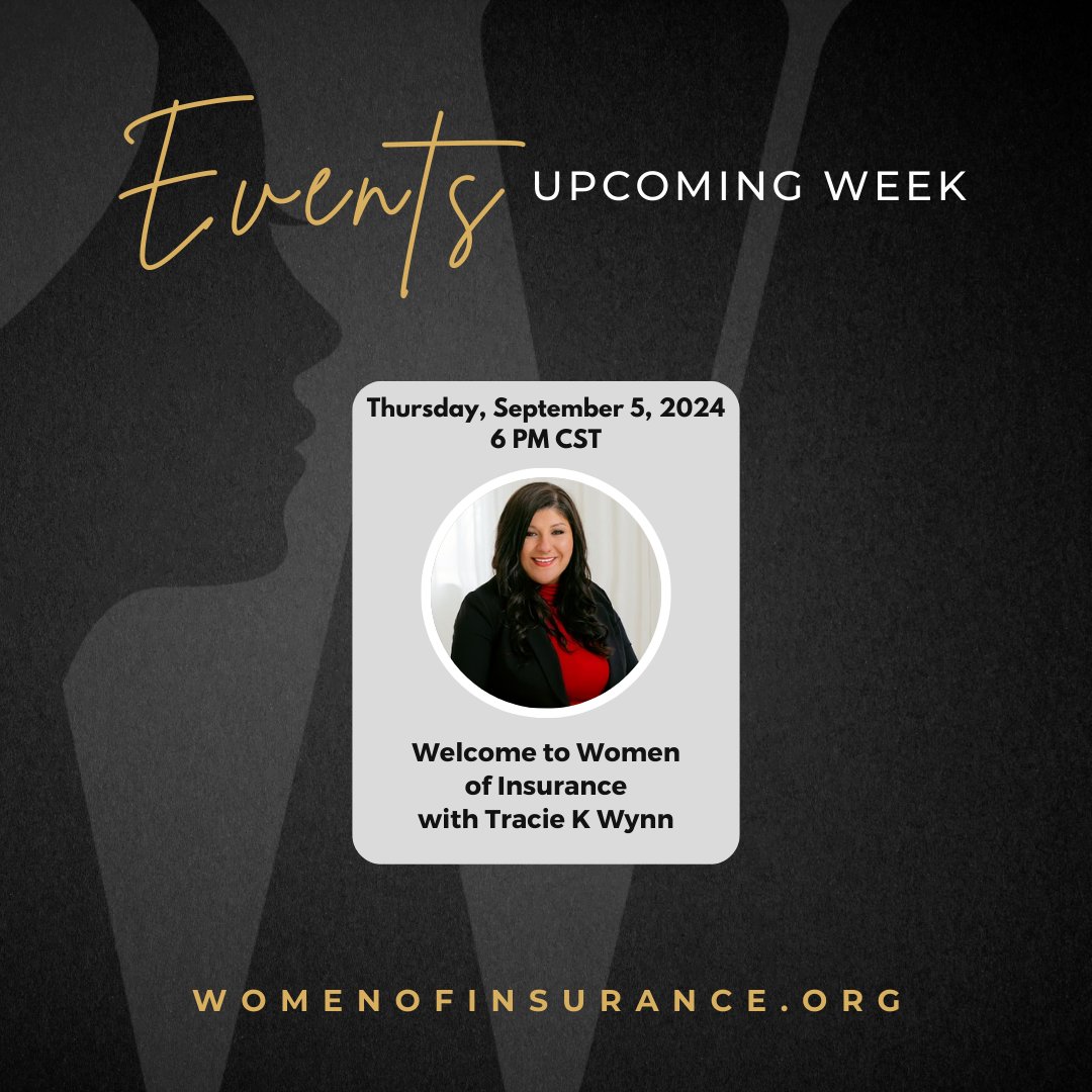 wmnofinsurance's tweet image. Save the Dates for This Week&apos;s Training and Events!
ACTIVE TRAINING MEMBERSHIP OR CHAPTER MEMBERSHIP IS REQUIRED TO ATTEND.
Visit womenofinsurance.org/membership to subscribe or apply for access.
#womenofinsurance #MonthlyEvent #recurringevents #weeklyevents