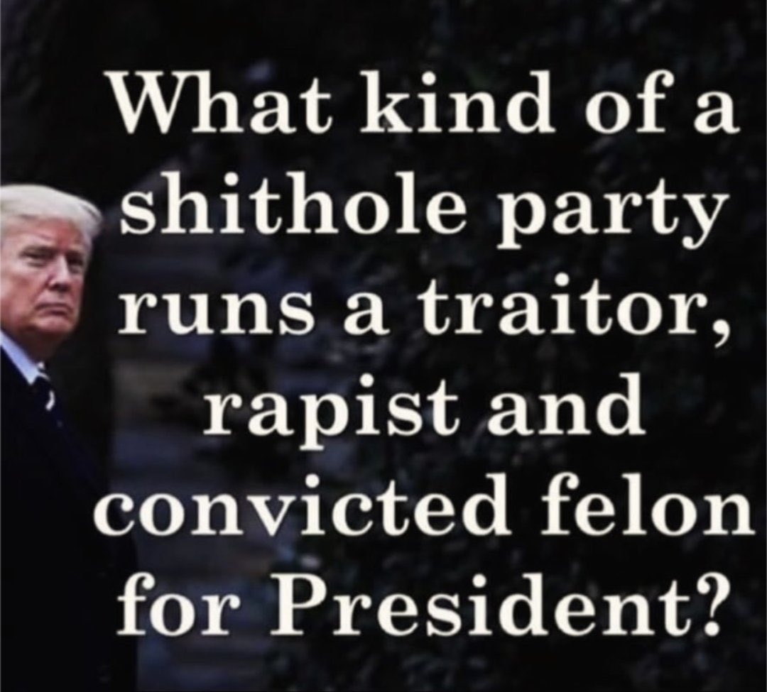 emm_flora's tweet photo. @TrumpDailyPosts America will never allow a Convicted criminal,a rapist,a 78 old man to be President of the United States 🙆
#NuclearCode
#TrumpIsTooOld https://t.co/HFphTKFAK1
