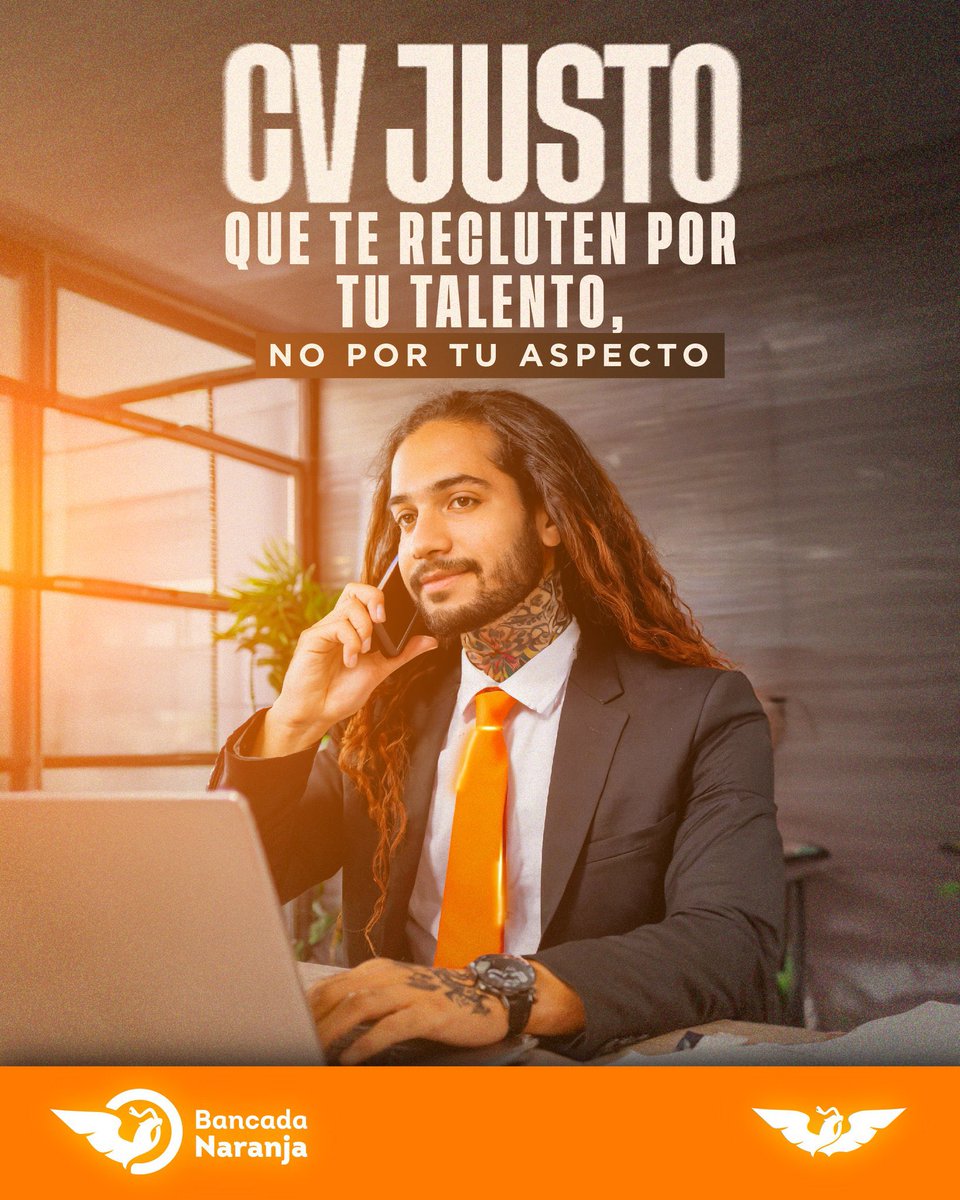 MovCiudadanoChp's tweet photo. ¿Te han discriminado por tu aspecto en una entrevista de trabajo? 🧐

En la #BancadaNaranja proponemos un #CVJusto que no pida información innecesaria para evaluar las aptitudes de las personas que buscan un empleo. 

Conoce más aquí: https://t.co/t1JbANBFuV

@MovCiudadanoMX https://t.co/FD51Ky07lR