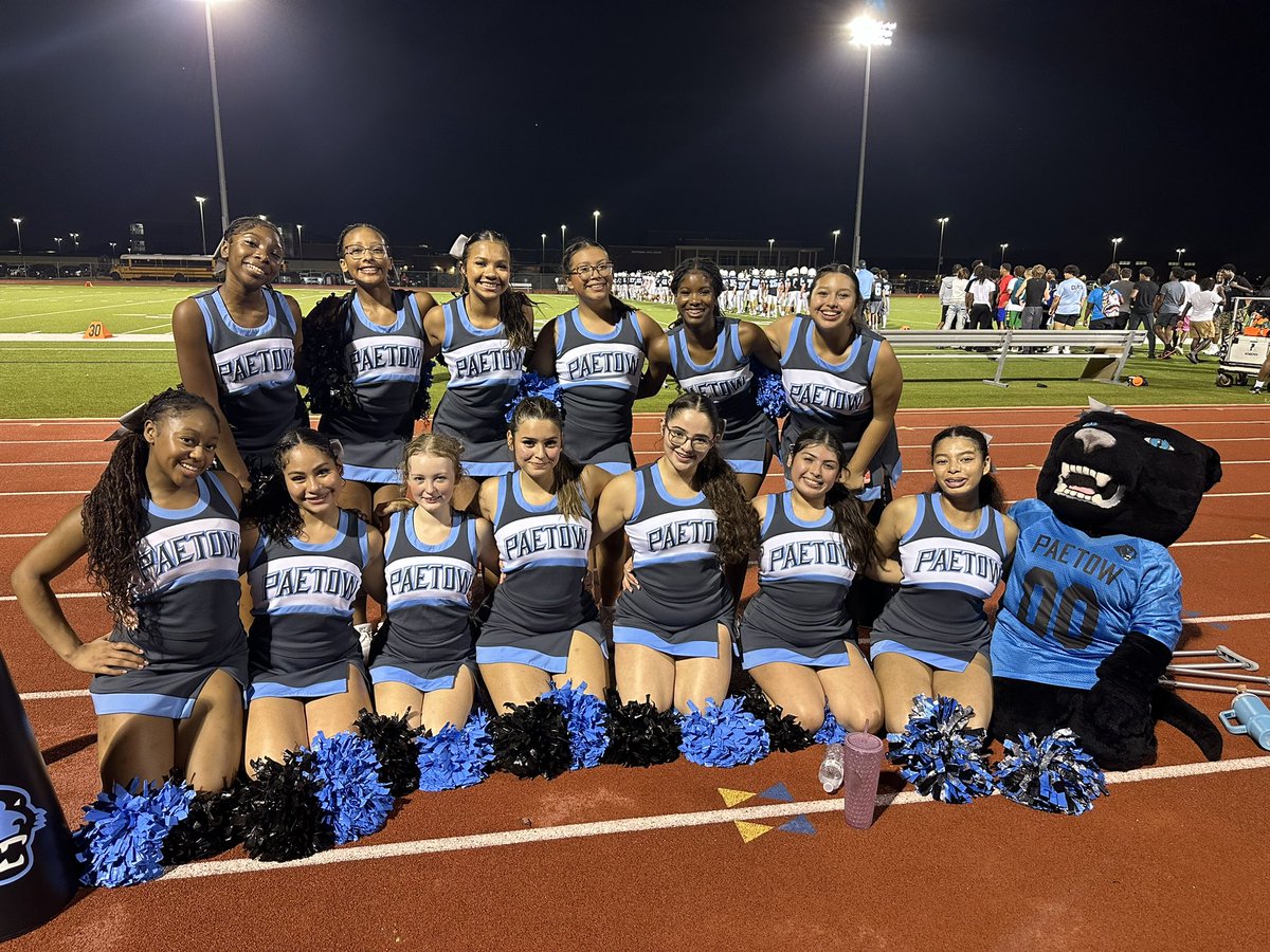 Panthers took the win tonight 7-0 against the Lobos! What a great start to the season! 🩵 #PaetowUP #PantherProud <a href="/PaetowFootball/">Paetow Football</a> <a href="/PaetowHS/">Paetow High School</a> <a href="/PaetowCheer/">Paetow Cheer</a>