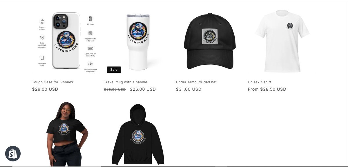 lytening12's tweet photo. Limited Edition Lytening King Merch!
Own a Piece of Lytening King History: Limited Edition Merch!
https://t.co/UJuJ7tI7lM
#merchandise #merch #shopify https://t.co/Otvj2V5c4O