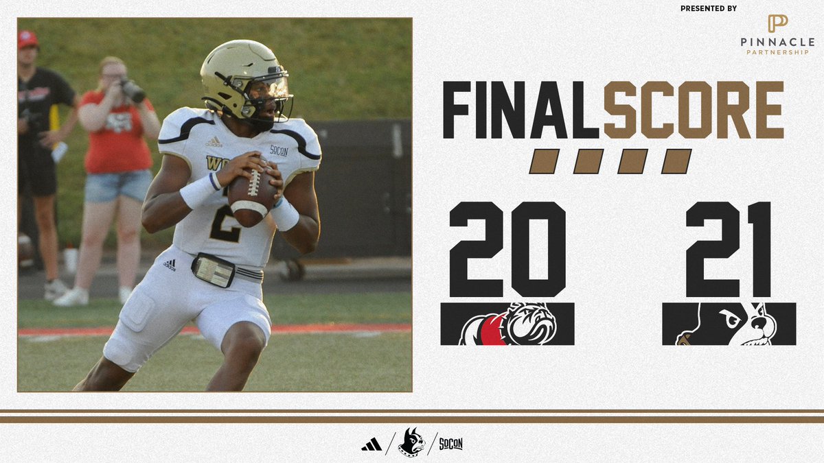 FINAL - Wofford wins 21-20 at GWU. Great way to start the season.