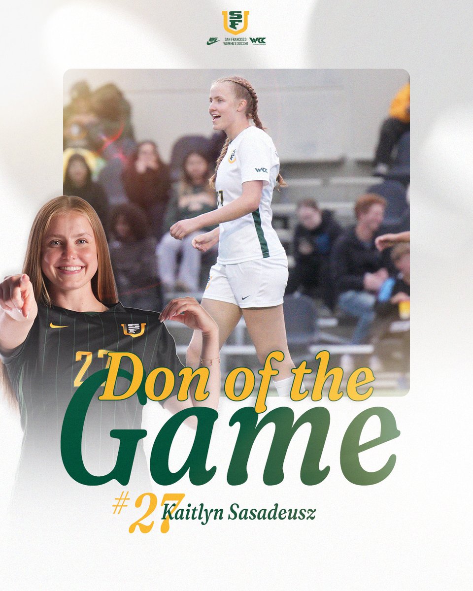 Easy choice here 👑

#USFDons | #WCCsports