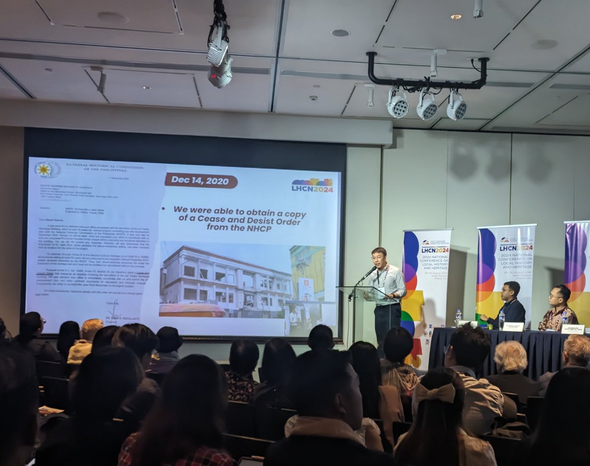 tachtaytay's tweet photo. Kasalukuyang nagsasalita ang tagapagtatag ng @tachtaytay, Konsehal @tobitcruz sa ginaganap na National Conference on Local History and Heritage sa Ayala Museum, Lungsod ng Makati. 

#KasaysangTaytayeño
#PamanangTaytayeño https://t.co/Q1dbVXxEc6