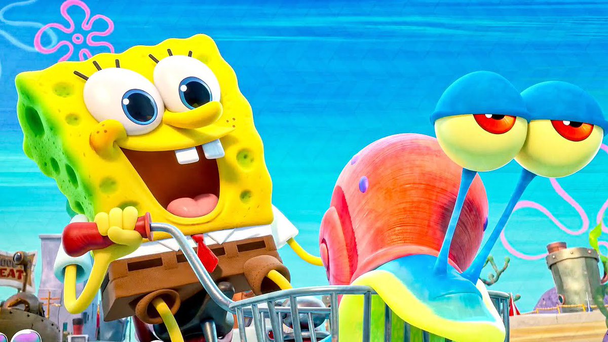 comfortsponge's tweet photo. spongebob and gary! 💛💜 https://t.co/jeeQ4TpXNu