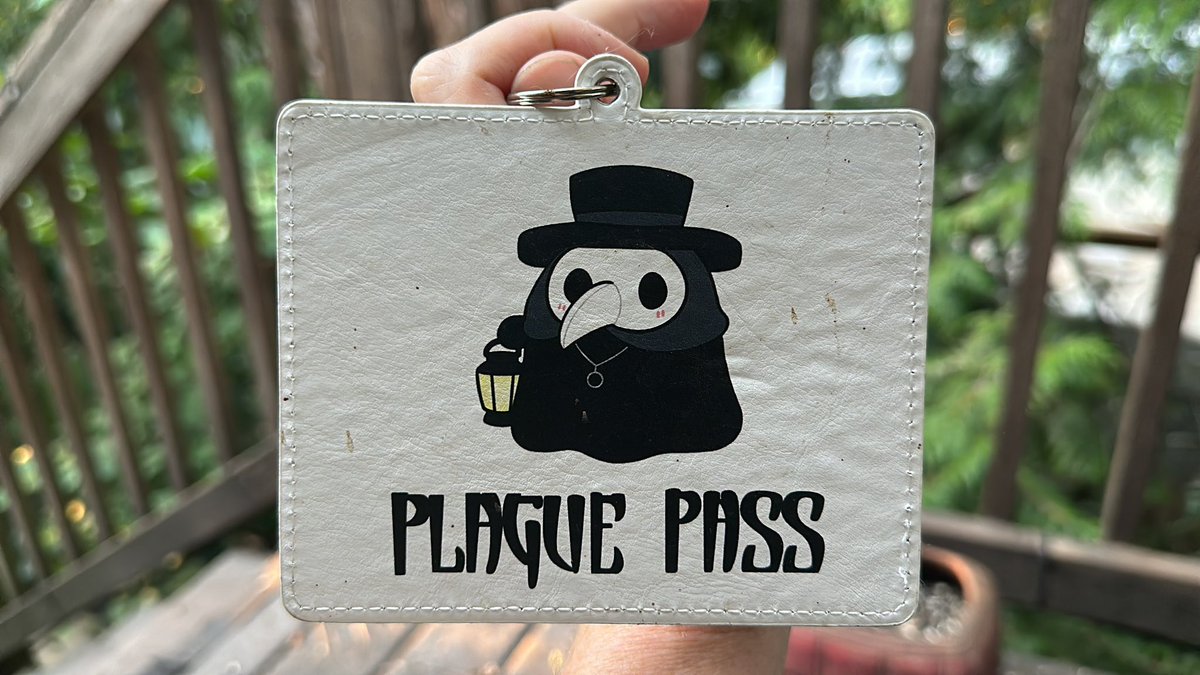 smoknbunny's tweet photo. @TheDrJon @JohntheLyricist It’s so sad because I had the cutest holder for my card and now no one cares if I’m vaccinated or not 😭 https://t.co/rA7iVV2SyH