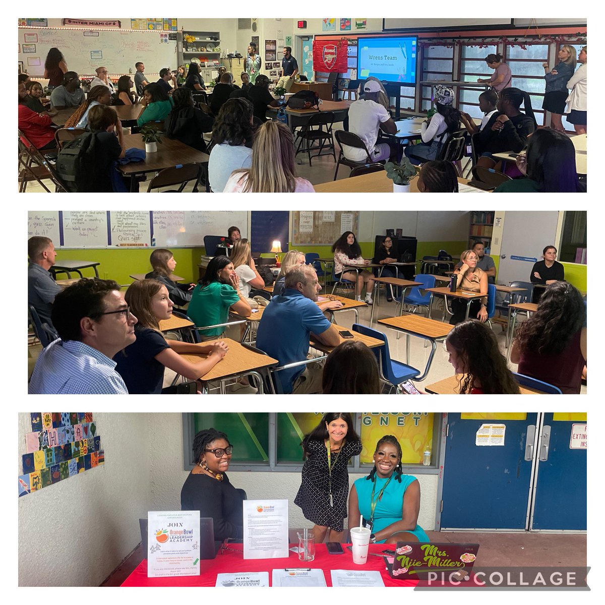 Tonight, we had a great Title One Open House event.  Thank you to our <a href="/SunriseFalcons/">Sunrise Middle School</a> staff for sharing the great things you have been doing and have planned for our Falcons.  Our families shared so many compliments with me on their way out. <a href="/msc_wright/">Crystal Wright</a> <a href="/JAY_R_SOHN/">Jay Sohn</a> <a href="/Ms_AAustin/">𝑀𝓈. 𝒜𝓊𝓈𝓉𝒾𝓃</a>