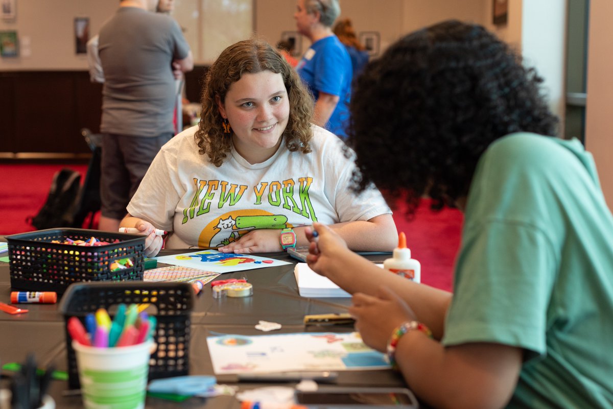 kulibraries's tweet image. Handcrafted history. 

Visitors to 'Crafternoon' in Spencer Research Library Thursday viewed historical student scrapbooks and created their own pages among other crafts in the North Gallery. #HawkWeek