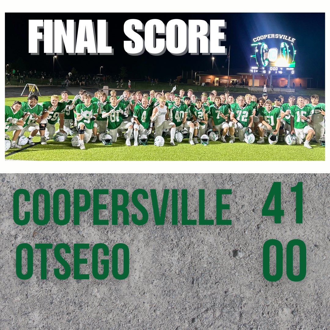 Coopersville HS Football (@coopersville_fb) on Twitter photo 